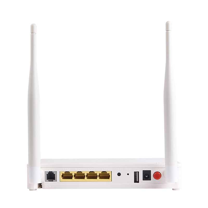 NEW zte F660 V8.0 GPON ONU 2.4G WIFI 5DB 1GE+3FE+1VOPT+1USB