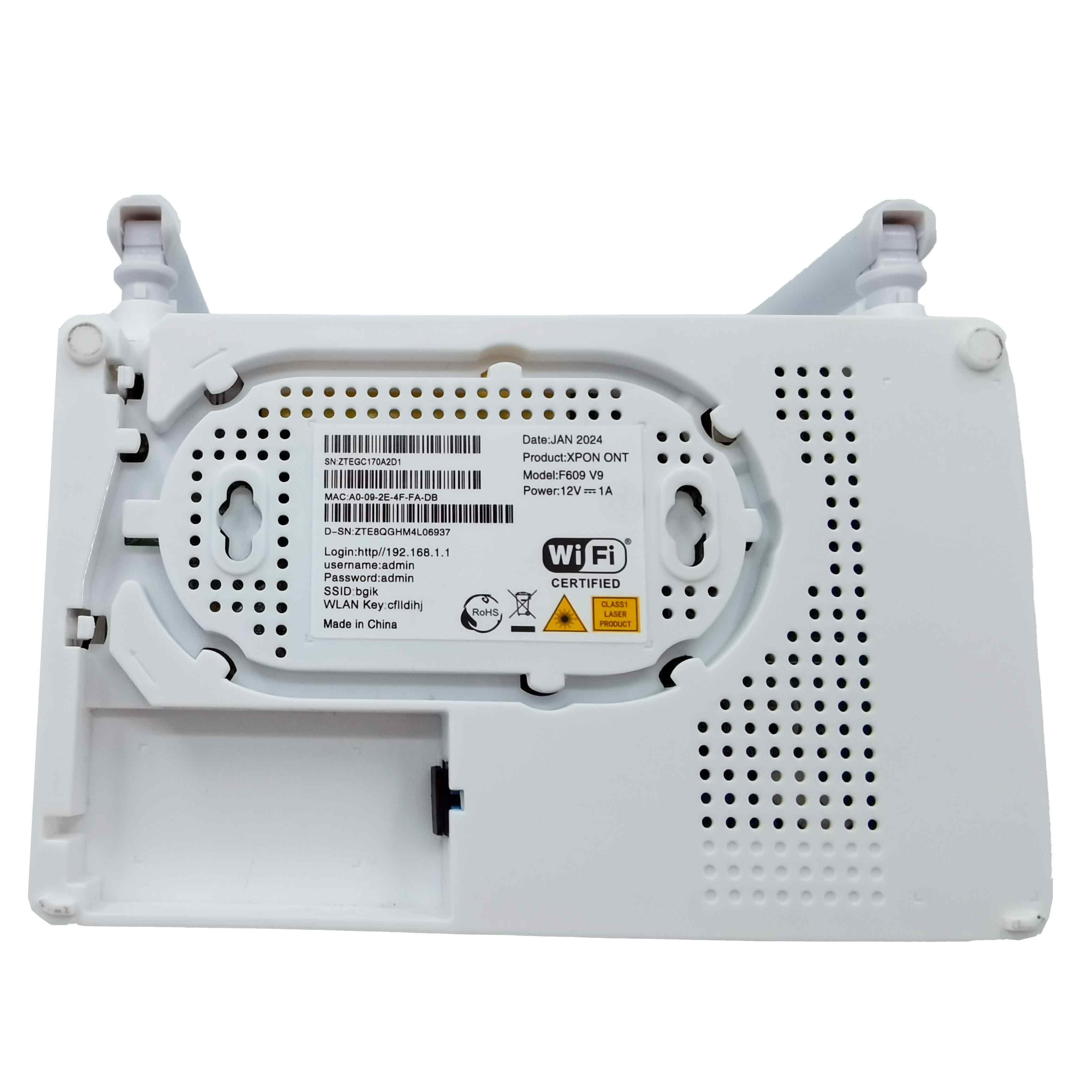 ZTE ZXHN F609 V9 GPON Optical Network Terminal