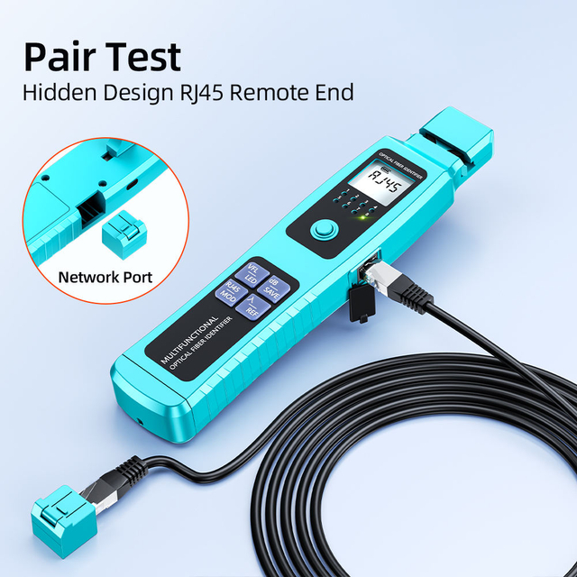 SAIVXIAN A-50/A-50+ Active Optical Fiber Identifier Fiber Cable Tester Detector with 30mw Visual Fault Locator