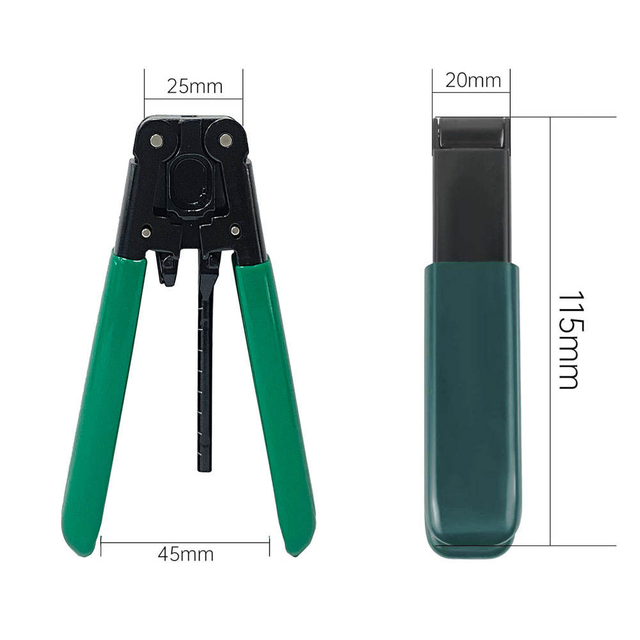 Fiber Optic Stripping Tool FTTH Fiber Optic Cable Stripper Striping Optical Pliers Drop Stripper Fiber Cable Stripper