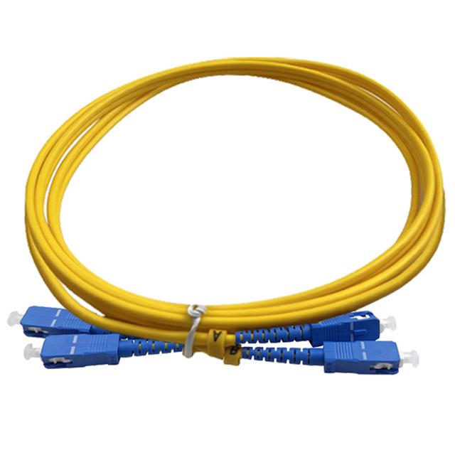SC/UPC SC/APC Jumper FTTH Indoor Outdoor Drop Cable G657A Fiber Optical Cable Patch Cord 2.0mm 3.0mm