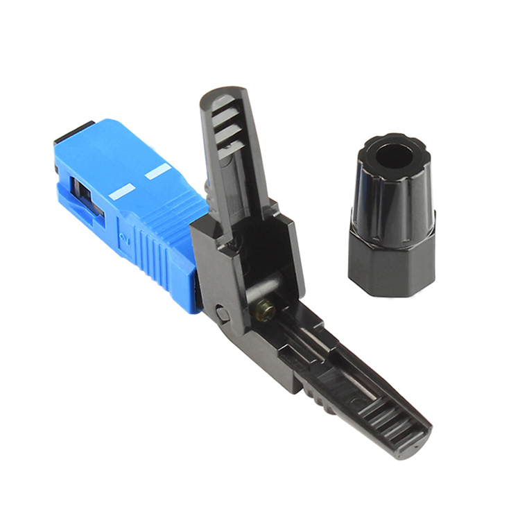Conector r&aacute;pido de fibra &oacute;ptica SC-UPC, conector integrado UPC fr&iacute;o r&aacute;pido de fibra &oacute;ptica