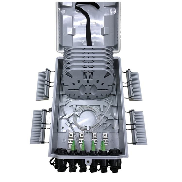 Manufacturer 16 Core FTTH Fiber Optic Termination Box 16 Port Pre-connected Distribution Box Nap Box