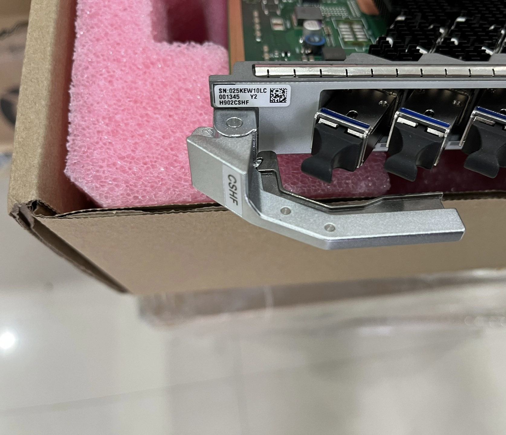 Nueva tarjeta Original CSHF XGSPON OLT de 16 puertos para placa OLT de XGS-PON MA5800 de 16 puertos para red GPON de fibra FTTH