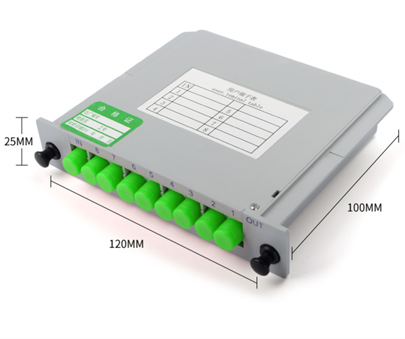  Buscar icono similar Divisor de fibra &oacute;ptica PLC 1X2 - 1X32 FTTH SC UPC SC APC Caja de casete Tipo enchufable Divisor de haz