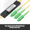 Cable Type PLC Splitter 1x2 1x8 1x16 SC/UPC SC/APC Insert Type Plug-in LGX Splitter Module Fiber Optical PLC Splitter Box 1:2